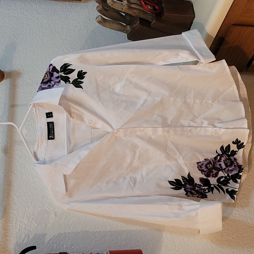 Floral Button Up NWT